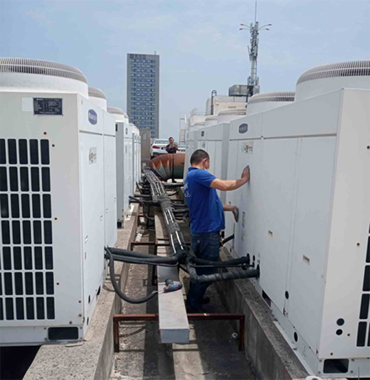 株洲市中央空调制热和不制冷系统维修方法